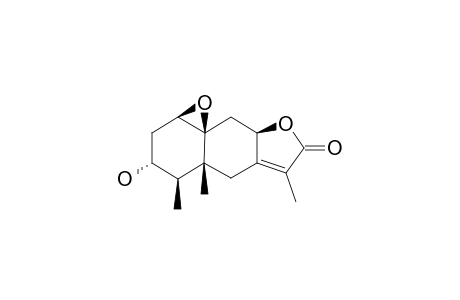 (1AR,3R,4R,4AR,8AR,9AS)-3-HYDROXY-4,4A,6-TRIMETHYL-1A,2,3,4,4AR,8A,9-OCTAHYDRO-7H-OXIRENE-[8,8A]-NAPHTO-[2,3-BETA]-FURAN-7-ONE;CUPRESSOLIDE-A