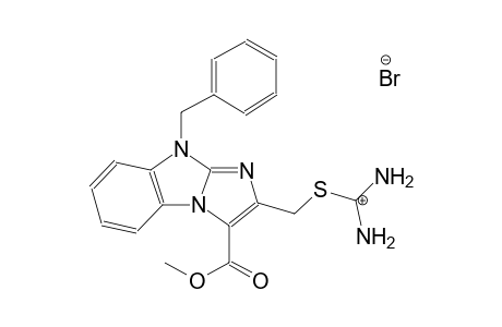 amino({[9-benzyl-3-(methoxycarbonyl)-9H-imidazo[1,2-a]benzimidazol-2-yl]methyl}sulfanyl)methaniminium bromide