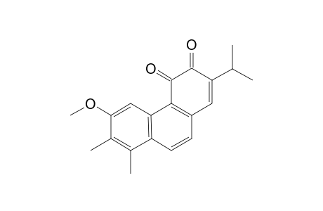 MULTIORTHOQUINONE;2-METHOXY-11,12-DIOXOABIETA-1,3,5(10),6,8,13-HEXAENE