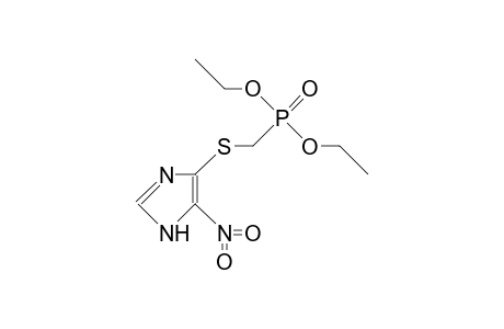 4(5)-(<Diethylphosphono>methyl)thio-5(4)-nitro-imidazole