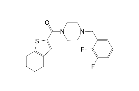 1-(2,3-difluorobenzyl)-4-(4,5,6,7-tetrahydro-1-benzothien-2-ylcarbonyl)piperazine