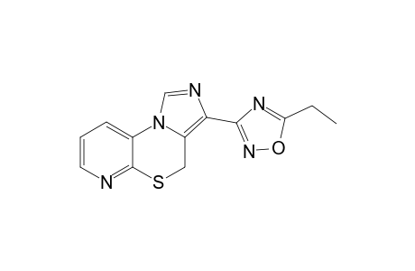 3-[5'-Ethyl-1',2',4'-oxadiazol-3'-yl]-4H-imidazo[1,5-d]pyrido[2,3-b]-(1,4)-thiazine