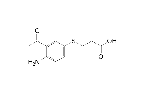 3-(3-acetyl-4-aminophenylthio)propionic acid