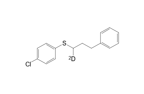 1-Chloranyl-4-(1-deuterio-3-phenyl-propyl)sulfanyl-benzene