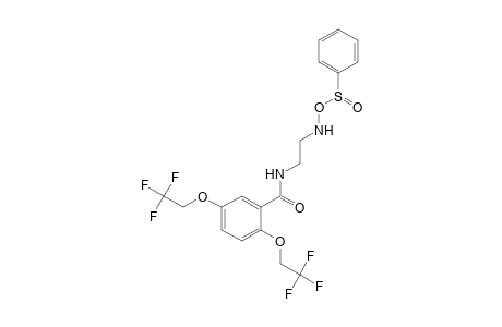 N-(2-BENZENESULFONAMIDOETHYL)-2,5-BIS(2,2,2-TRIFLUOROETHOXY)-BENZAMIDE