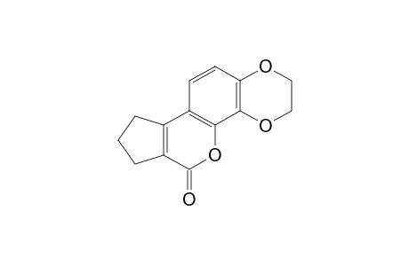 2,3,8,9-tetrahydro-6H-[1,4]benzodioxino[5,6-c]cyclopenta[c]pyran-6(7H)-one