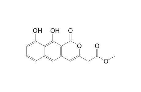 Methyl 2-(9,10-Dihydroxy-1-oxo-1H-benzo[g]isochromen-3-yl)acetate