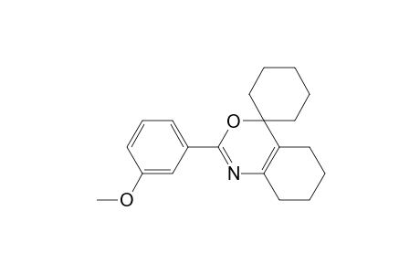 Spiro[4H-3,1-benzoxazine-4,1'-cyclohexane], 5,6,7,8-tetrahydro-2-(3-methoxyphenyl)-