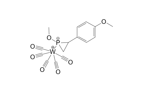 (1-Methoxy-2-(p-methoxyphenyl)phosphirane)pentacarbonyltungsten