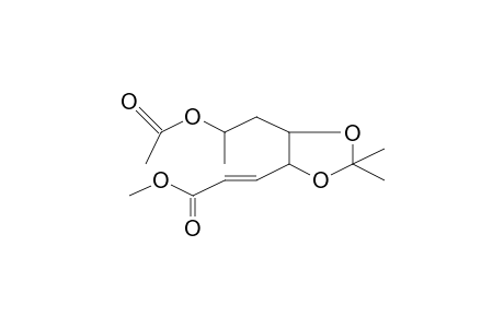 4-O-Acetyl-3,5-dideoxy-1-c-[(1E)-3-methoxy-3-oxo-1-propenyl]-1,2-O-(1-methylethylidene)pentitol