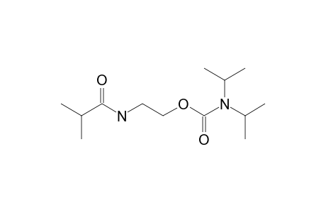 2-(2-Methylpropanoylamino)ethyl N,N-di(propan-2-yl)carbamate