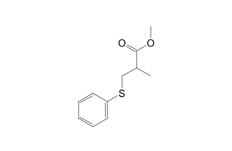 2-methyl-3-(phenylthio)propionic acid, methyl ester