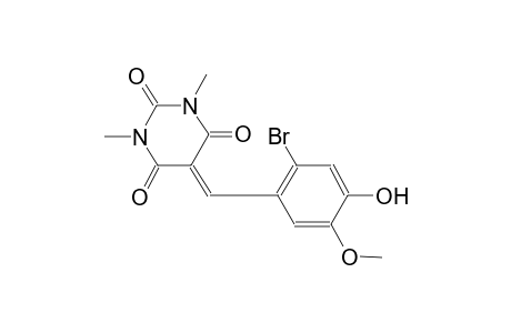 5-(2-bromo-4-hydroxy-5-methoxybenzylidene)-1,3-dimethyl-2,4,6(1H,3H,5H)-pyrimidinetrione