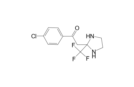1-(4-Chlorophenyl)-2-[2-(trifluoromethyl)-2-imidazolidinyl]ethanone