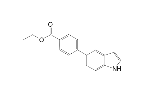 4-(1H-Indol-5-yl)-benzoic acid ethyl ester