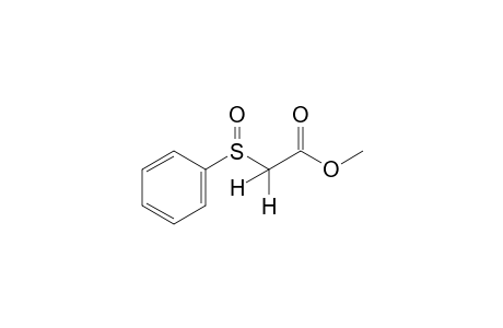 (phenylsulfinyl)acetic acid, methyl ester