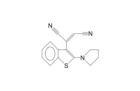 (Z)-2-(2-[1-Pyrrolidinyl]-benzo(B)thien-3-yl)-2-butene-dinitrile