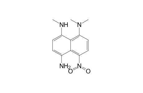 1-Amino-5-dimethylamino-4-methylamino-8-nitronaphthalene