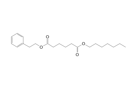 Adipic acid, heptyl 2-phenylethyl ester