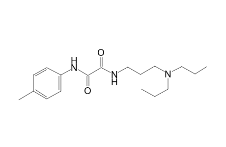 Oxamide, N-(3-dipropylaminopropyl)-N'-(4-tolyl)-