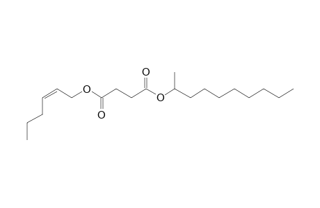 Succinic acid, dec-2-yl cis-hex-2-en-1-yl ester