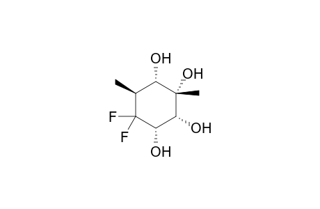 (1S*,2S*,3R*,4S*,6S*)-5,5-difluoro-2,6-dimethylcyclohexane-1,2,3,4-tetraol