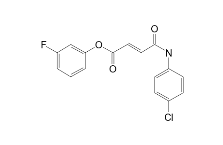 Fumaric acid, monoamide, N-(4-chlorophenyl)-, 3-fluorophenyl ester