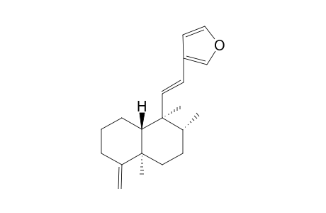 3-[(E)-2-[(1R,2R,4aR,8aR)-1,2,4a-trimethyl-5-methylene-3,4,6,7,8,8a-hexahydro-2H-naphthalen-1-yl]ethenyl]furan