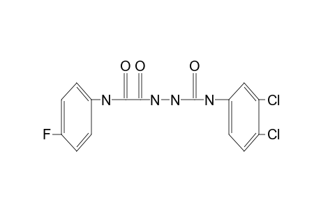 1-[(3,4-dichlorophenyl)carbamoyl]-5-(p-fluorophenyl)semioxamazide