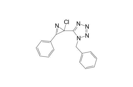 2-(1-BENZYL-1H-TETRAZOL-5-YL)-2-CHLORO-3-PHENYL-2H-AZIRINE