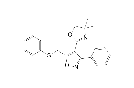 4-(4,4-Dimethyl-4,5-dihydro-2-oxazolinyl)-3-phenyl-5-(phenylthiomethyl)isoxazole
