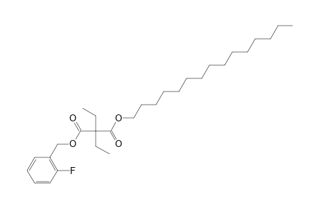 Diethylmalonic acid, 2-fluorobenzyl pentadecyl ester