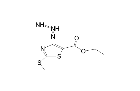 ethyl 2-methylthio-4-azidothiazole-5-carboxylate