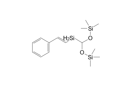 (E)-bis(trimethylsilyloxy)methylsilyl-2-phenylethene