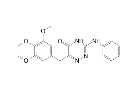 3-anilino-6-(3,4,5-trimethoxybenzyl)-as-triazin-5(4H)-one