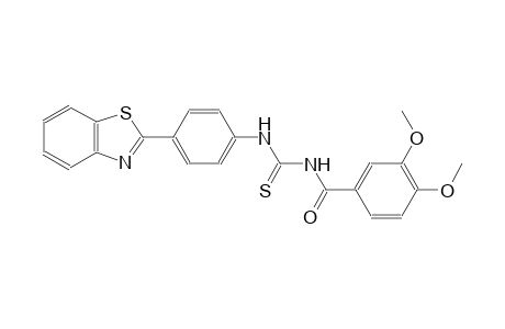 N-[4-(1,3-benzothiazol-2-yl)phenyl]-N'-(3,4-dimethoxybenzoyl)thiourea