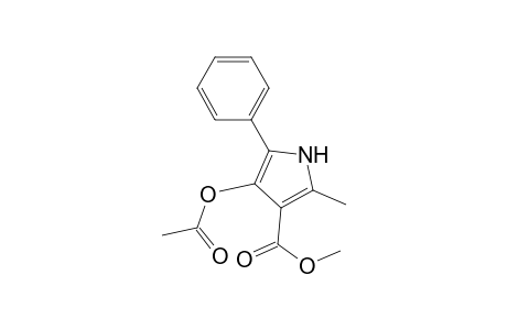 methyl 4-acetyloxy-2-methyl-5-phenyl-1H-pyrrole-3-carboxylate