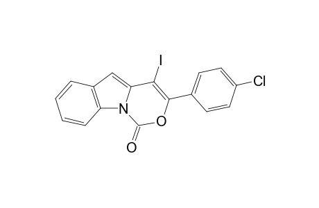 3-(4-Chlorophenyl)-4-iodo-1H-[1,3]oxazino[3,4-a]indol-1-one