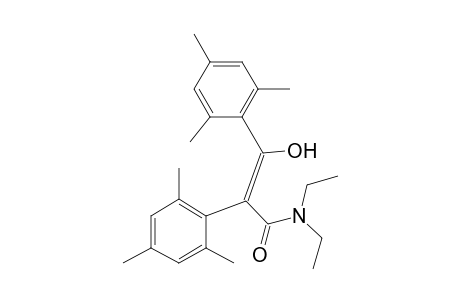 (Z)-N,N-diethyl-3-hydroxy-2,3-bis(2,4,6-trimethylphenyl)propenamide
