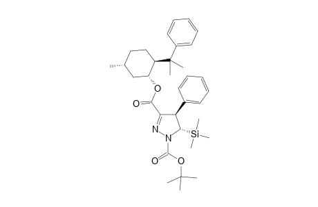 (-)-(1R,2S,5R)-8-Phenylmenthyl 3-((4R,5S)-1-tert-butoxycarbonyl-4,5-dihydro-4-phenyl-5-trimethylsilyl-1H-prazole)carboxylate