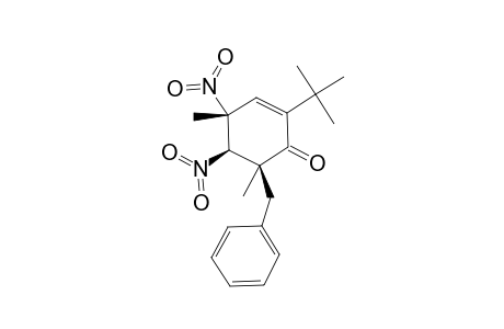 T-6-BENZYL-2-TERT.-BUTYL-4,6-DIMETHYL-R-4,T-5-DINITROCYCLOHEX-2-ENONE