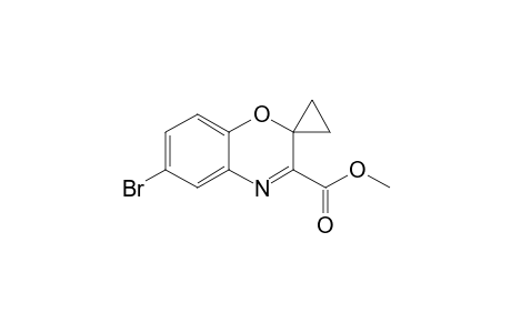 6-Bromo-3-spiro[1,4-benzoxazine-2,1'-cyclopropane]carboxylic acid methyl ester