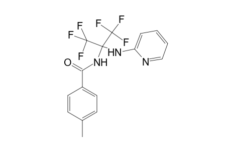 N-[2,2,2-Trifluoro-1-(2-pyridylamino)-1-(trifluoromethyl)ethyl]-p-toluamide