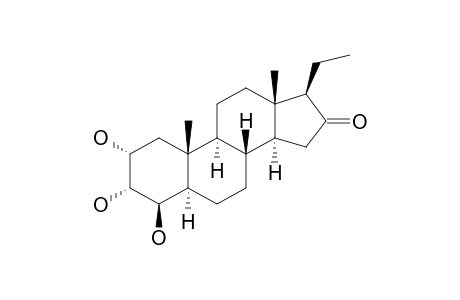 2.alpha.,3.alpha.,4.beta.-Trihydroxypregnan-16-one