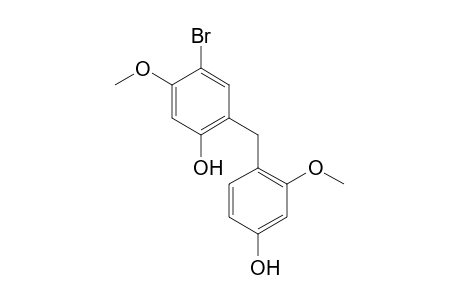 4-Bromo-2-(4-hydroxy-2-methoxybenzyl)-5-methoxyphenol