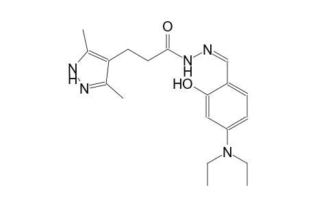 1H-pyrazole-4-propanoic acid, 3,5-dimethyl-, 2-[(Z)-[4-(diethylamino)-2-hydroxyphenyl]methylidene]hydrazide