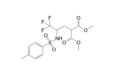 Dimethyl 2-(3,3,3-trifluoro-2-(toluenesulfonylamino)propyl) malonate