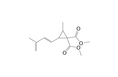 Dimethyl 2-methyl-3-(3'-methyl-1',3'-butadienyl)cyclopropane-1,1-dicarboxylate