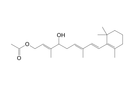 3,7-Dimethyl-4-hydroxy-9-(2',6',6'-trimethyl-1'-cyclohexenyl)-2,6,8-nonatrienyl acetate