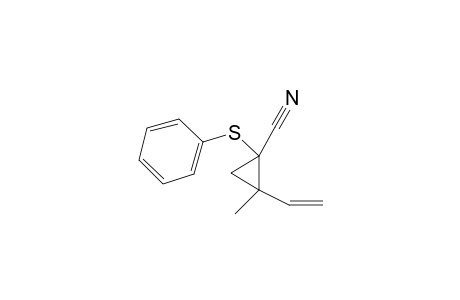 cis-2-Ethoxy-2-methyl-1-phenylthiocyclopropanecarbonitrile